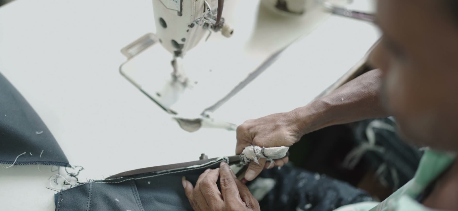 Twill on the stitching line